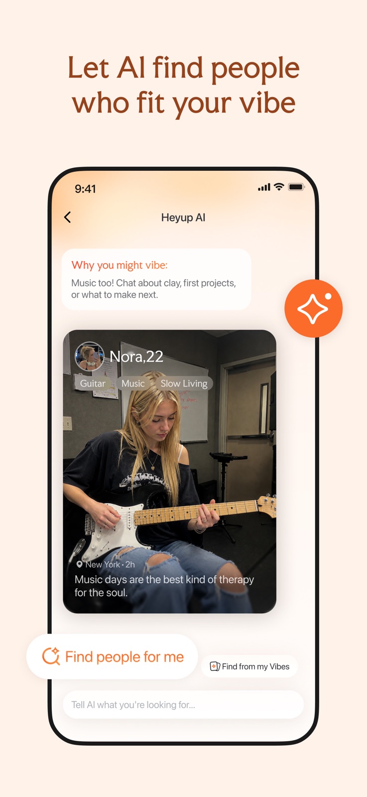 Heyup: Meet Your Vibe iphone screenshot 2