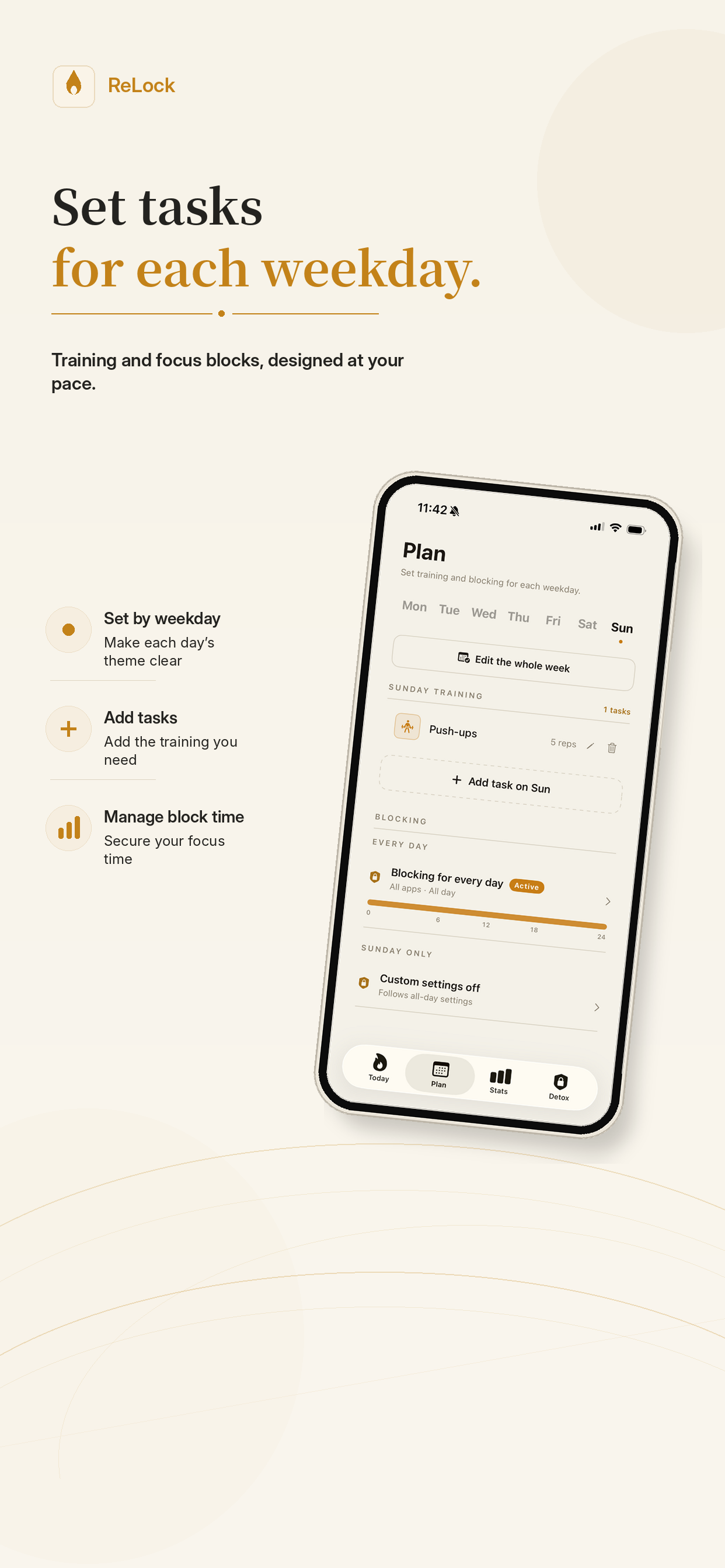 ReLock: Focus & App Blocker