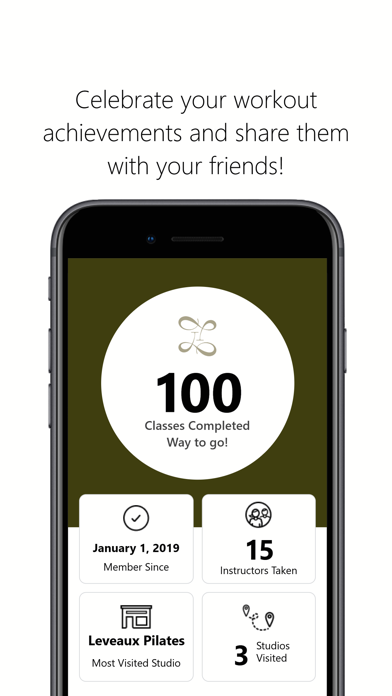 Leveaux Pilates iPhone screenshot 3 - Health & Fitness app