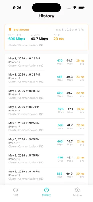Pulse Internet Speed Test screenshot 2