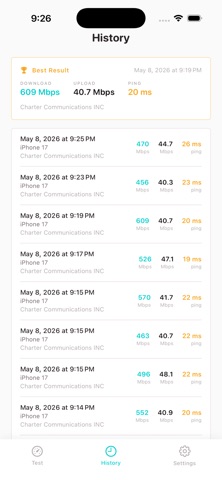 Pulse Internet Speed Test Screenshot 2 of 3
