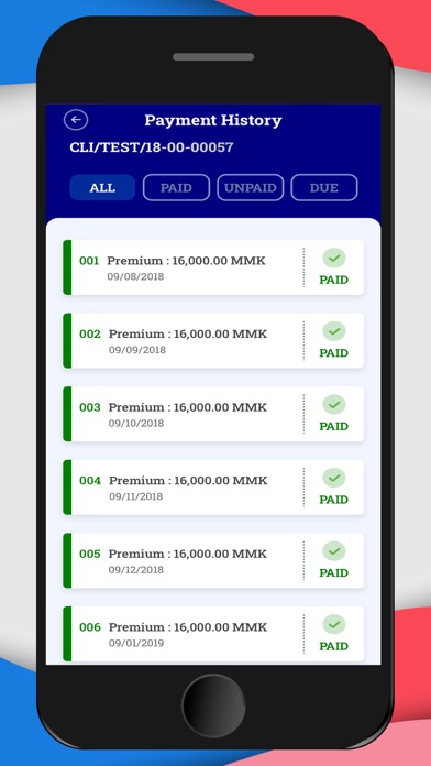 Capital Taiyo Life Insurance Screenshot