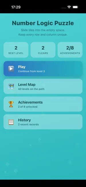 NumbloSlid iPhone screenshot 1