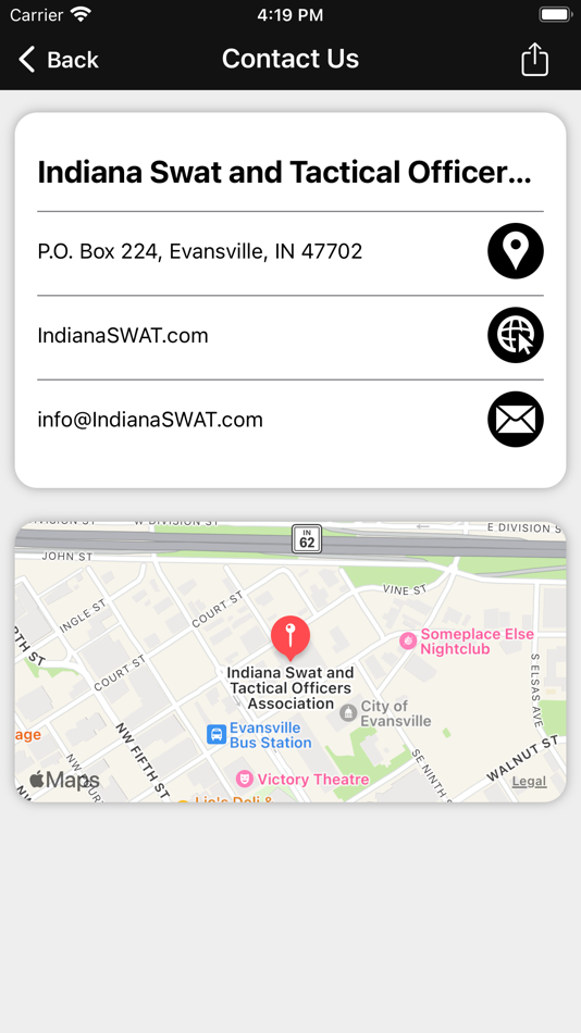 #2. Indiana SWAT OA (iOS) 由: Indiana Swat Officers Association INC