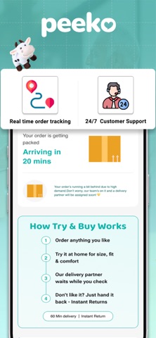 Peeko: Baby products in 60 min iPhone screenshot 7