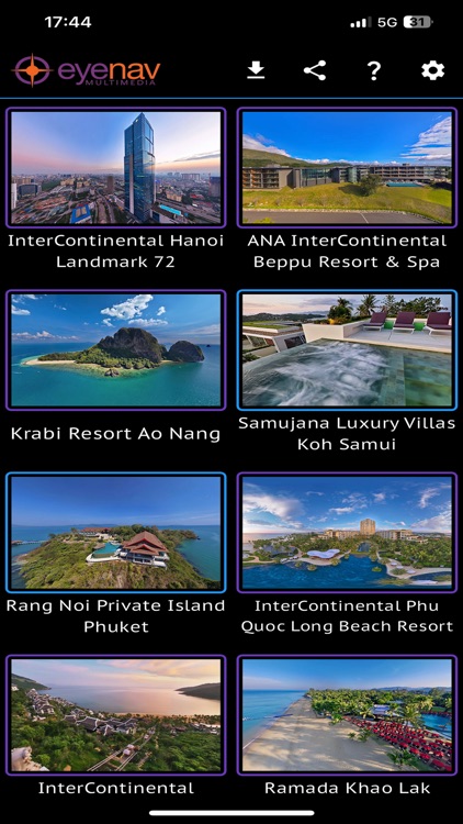 eyeNAV 360° Hotels & Resorts