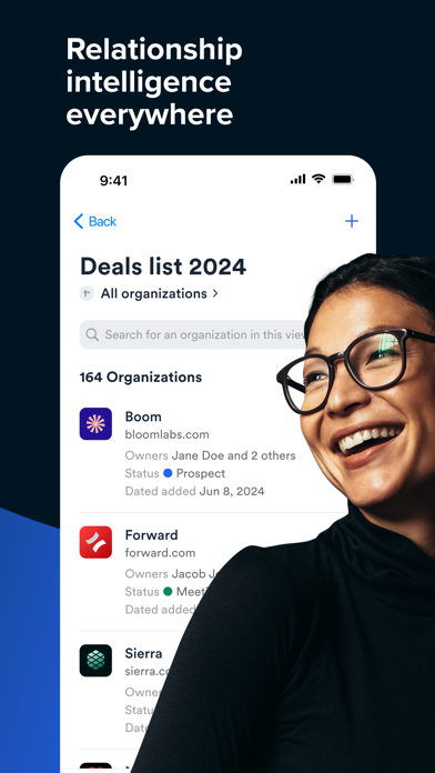 Screenshot #1 pour Affinity CRM