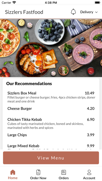 Sizzlers Fastfood Screenshot
