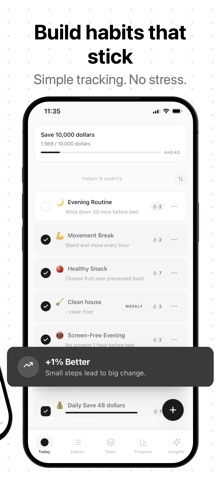 Goal & Consistency Tracker: 1% Screenshot 2 of 9