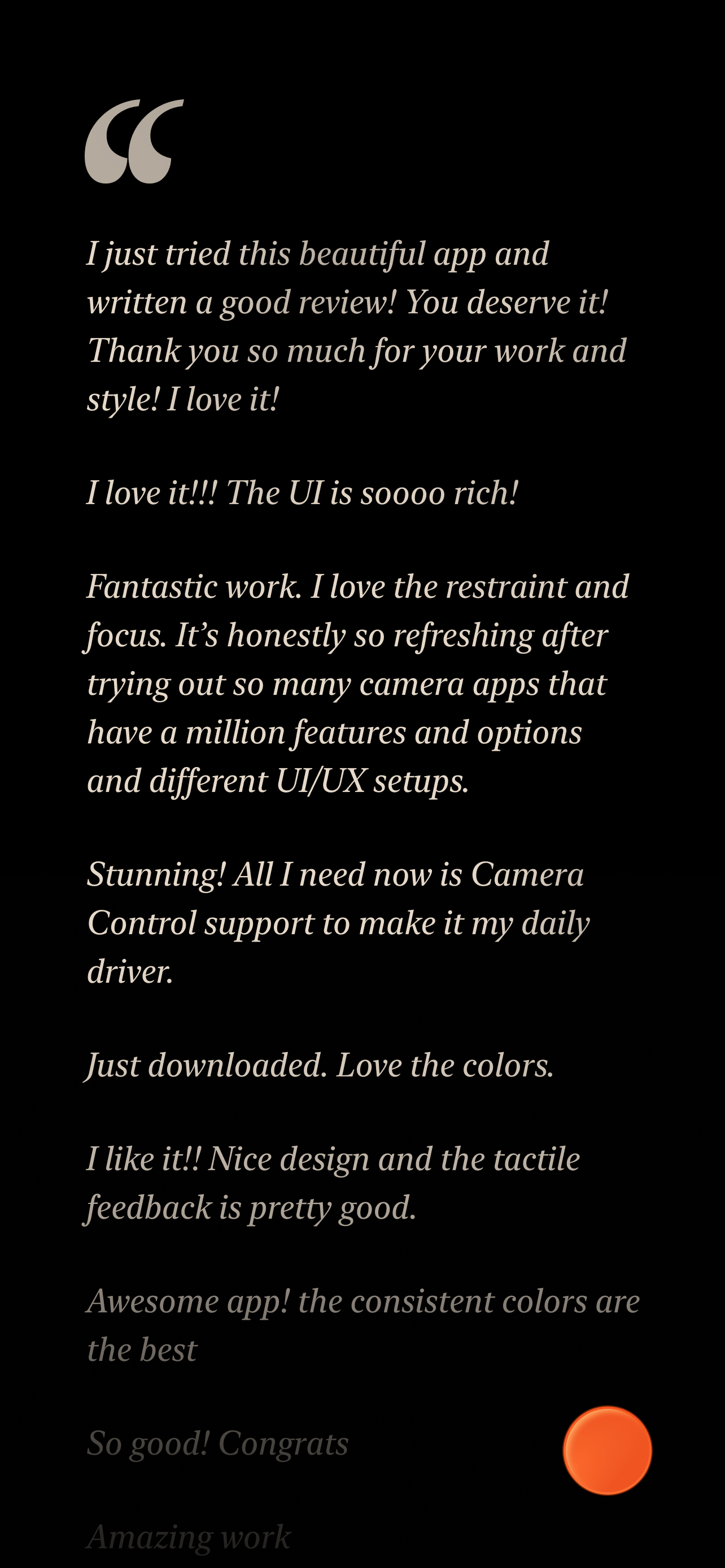 Campera - Point & Shoot Camera screenshot 8