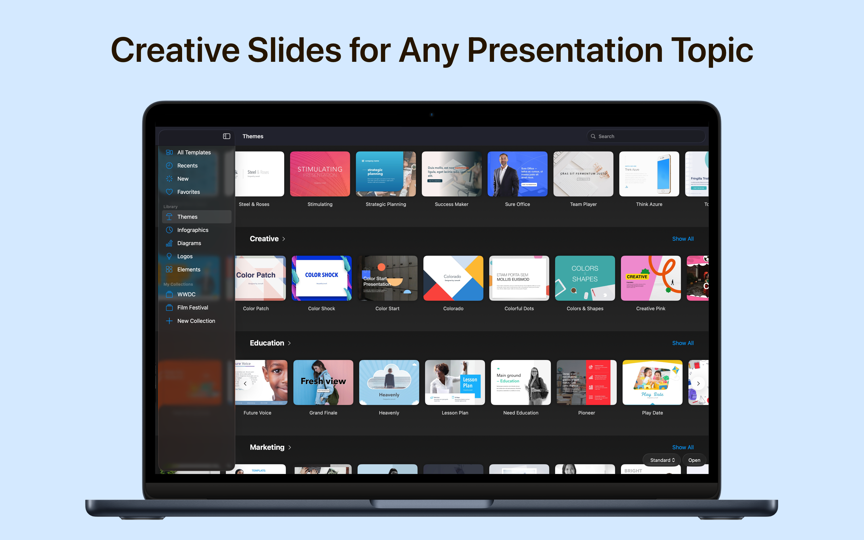 Toolbox for Keynote: Templates