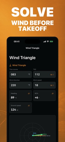 Aviation Calculator AvCalc iPhone screenshot