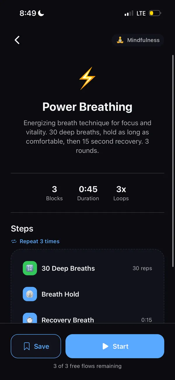 #2. Kairox: Flow Timer (iOS) بواسطة: MakeShop AI