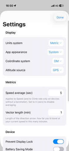 GPS Metrics screenshot