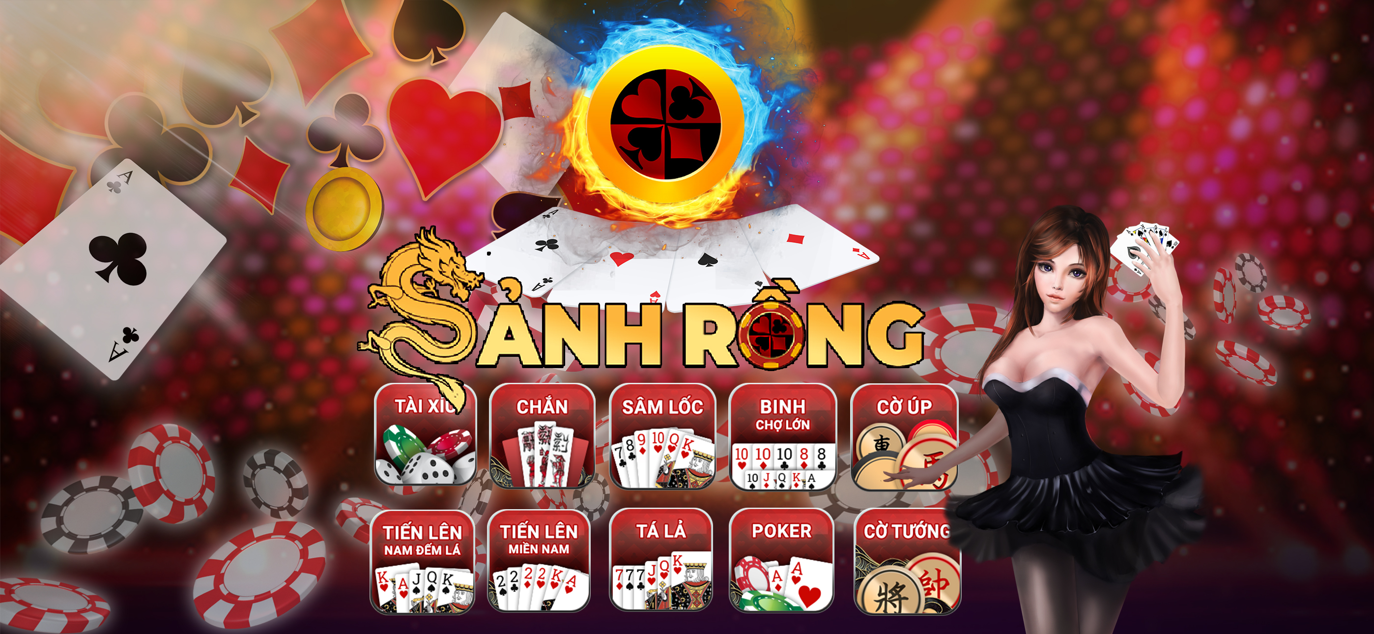 Sanh Rong - Game danh bai screenshot 1