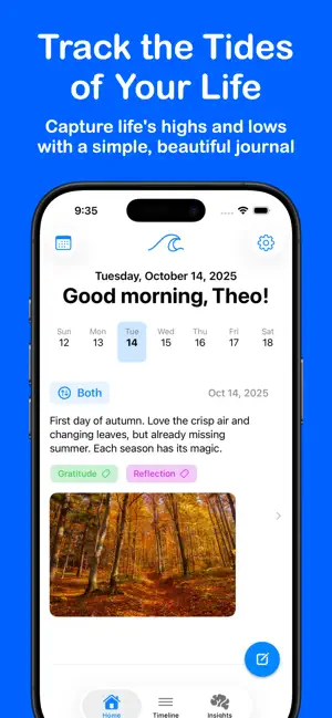 Tides Journal screenshot 1