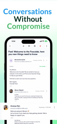 Foxcolab Mail iPhone screenshot