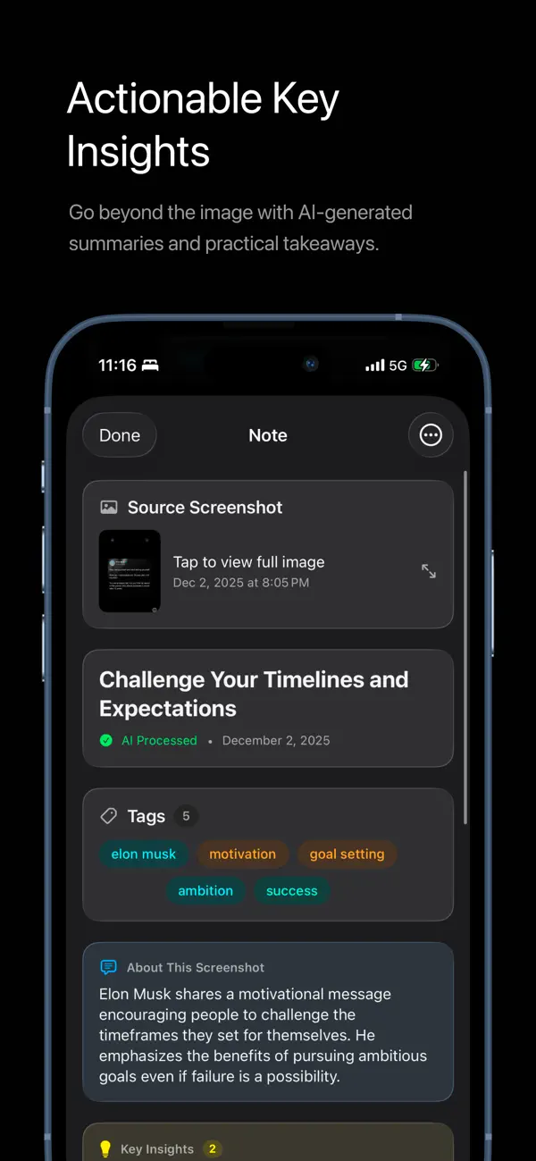 ScreenshotAI - AI Notes 截图 3