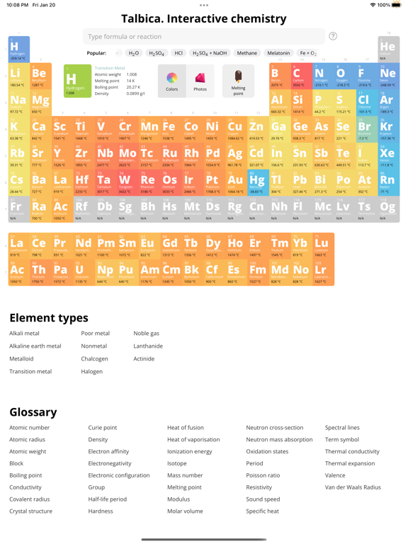 Screenshot #5 pour Talbica 3: Periodic Table