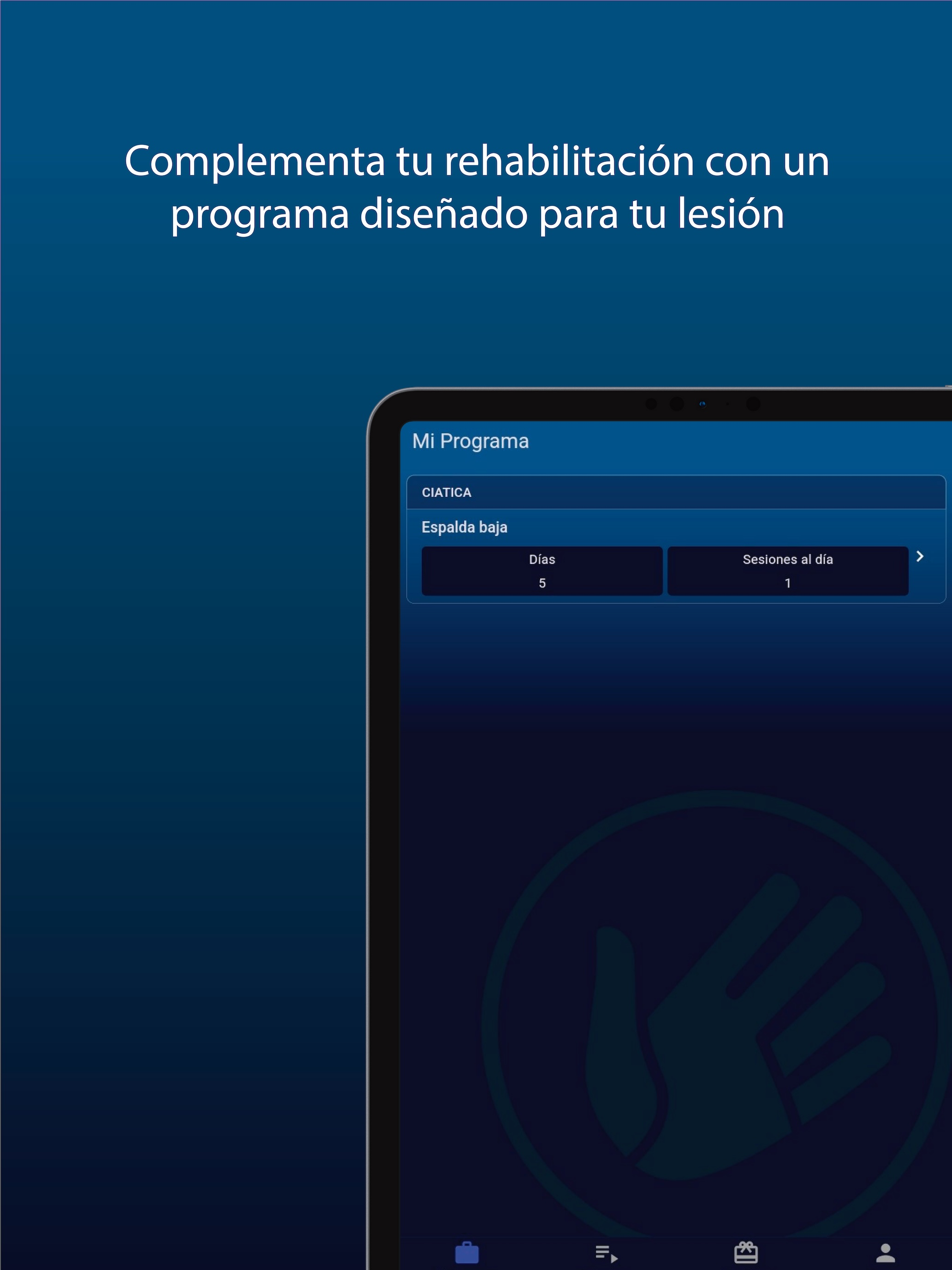 Fisioterapia en casa