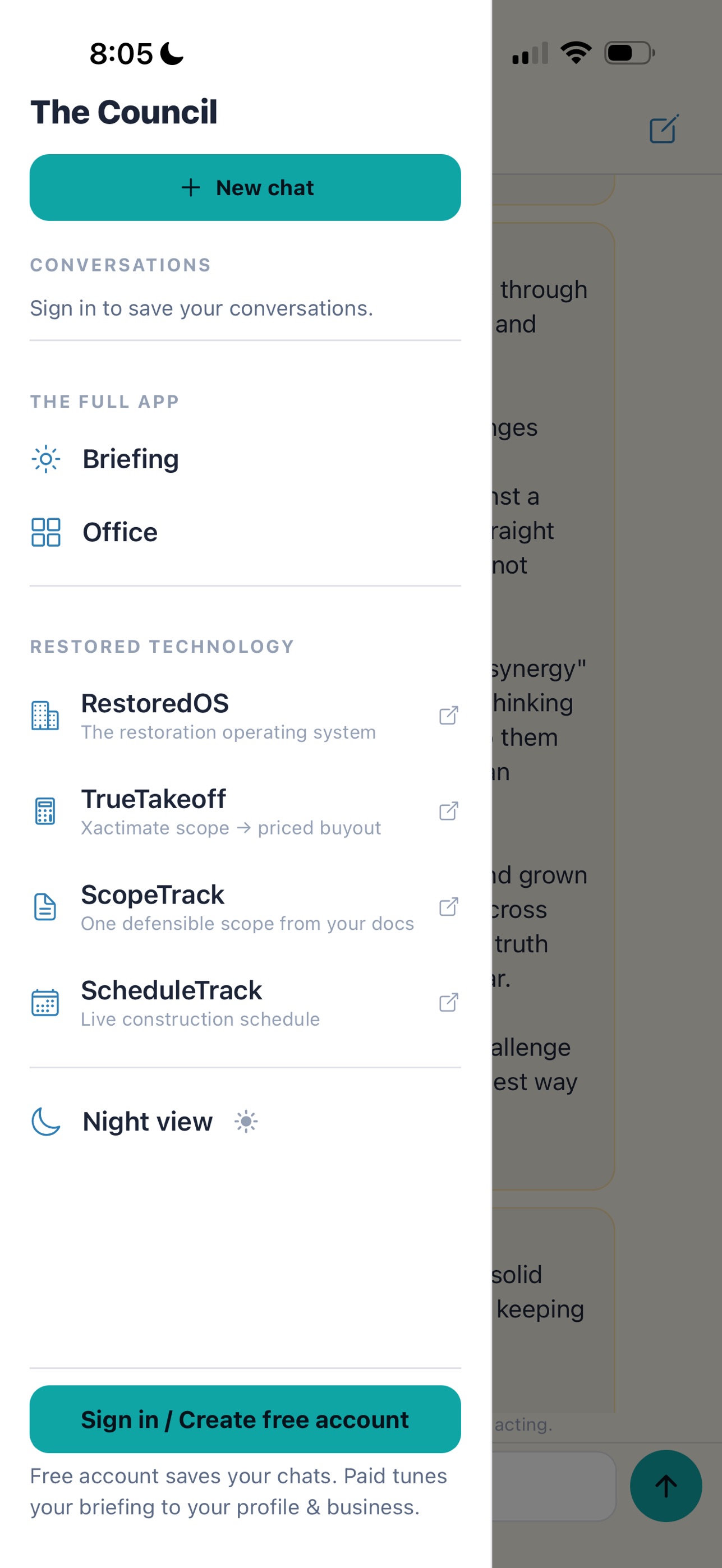 Screenshot 2 of AskTheAiCouncil