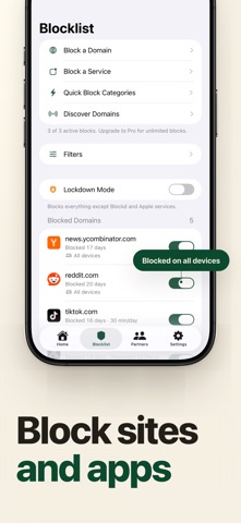 Blockd: Website & App Blocker Screenshot 4 of 9