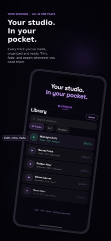 Murmur: On-Device AI Music Screenshot 3 of 7