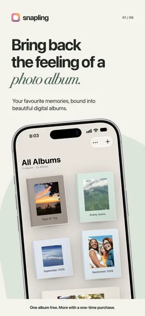 Snapling: Digital Photo Albums screenshot 1