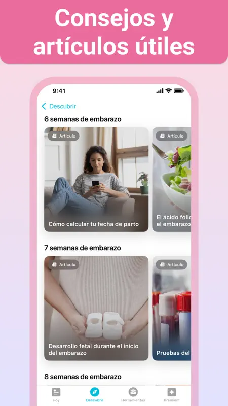 Embarazo + | Semana a semana screenshot 3 of 6