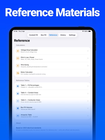 Conduit Fill Pro iPad screenshot