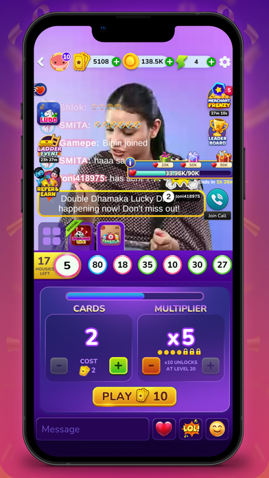 GamePe - Tambola & Live Hosts Screenshot