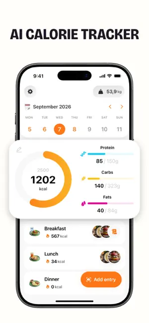 My Plate: AI Calorie Tracker screenshot 1
