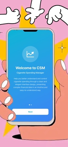 CSM-Cigarette Spending Monitor iPhone screenshot 2
