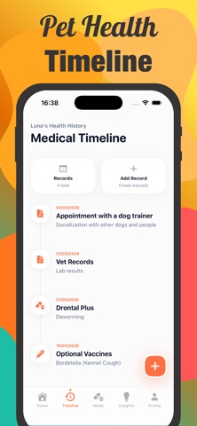 Pets at Home: Medical Tracker iPhone screenshot