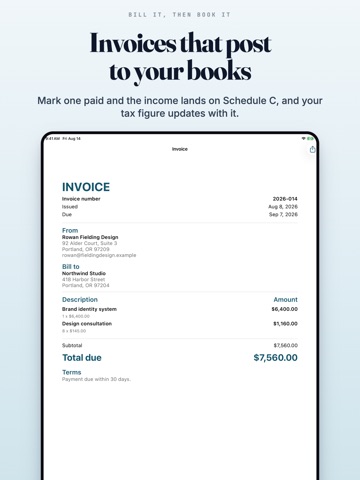 1099 Tax: Self Employed Books iPad screenshot