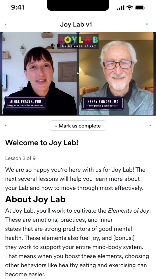 #3. Joy Lab (iOS) Podle: Natural Mental Health