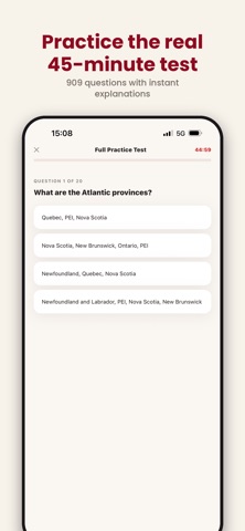 Canada Ready: Citizenship Test Screenshot 3 of 6