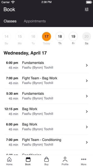 Byron Boxing Screenshot