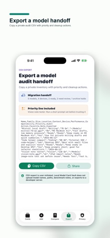 Local Model Card Vault Screenshot 4 of 5