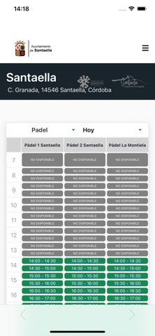 Reservas Santaella Screenshot 1 of 3