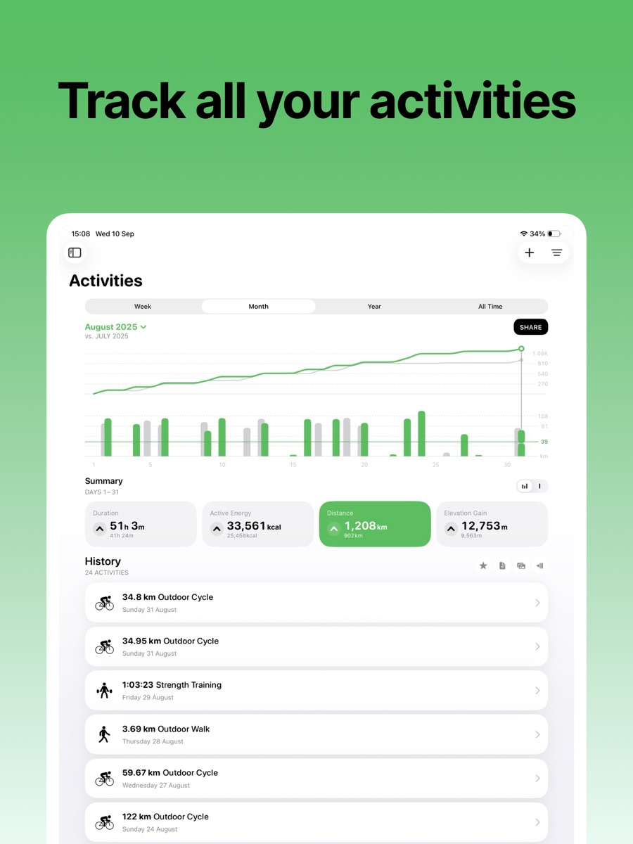 Gentler Streak Workout Tracker screenshot 18