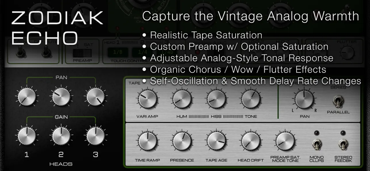 #2. Zodiak ECHO Delay & Reverb (iOS) بواسطة: Yonac Inc.