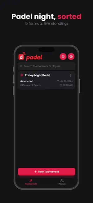 DPadel - Point Tracker screenshot 1