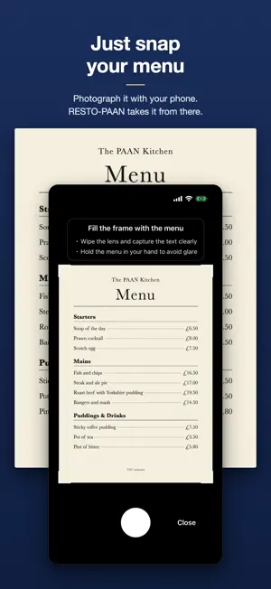 RESTO-PAAN: Multilingual Menu screenshot 2
