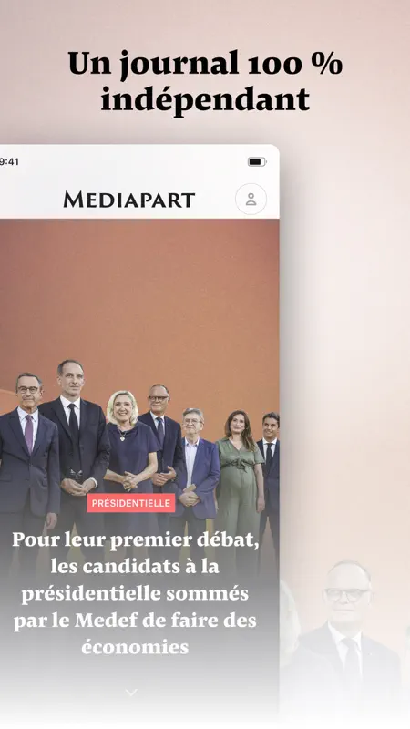 Mediapart, journal indépendant screenshot 1 of 7