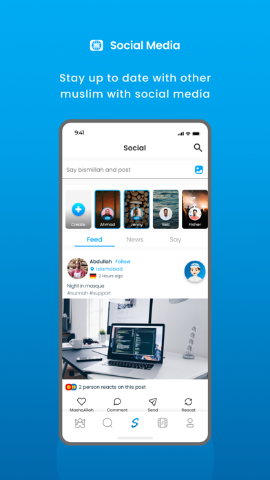 Salamly: Muslim Social App Screenshot