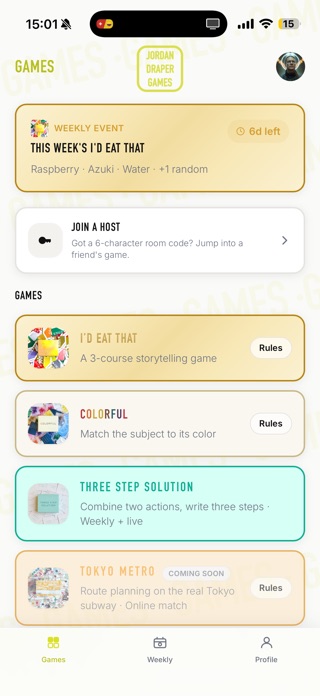 Jordan Draper Games screenshot 1