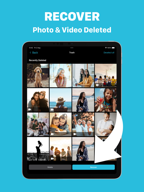 Protect PIC: Gallery & Note iPad screenshot 4 - Utilities app