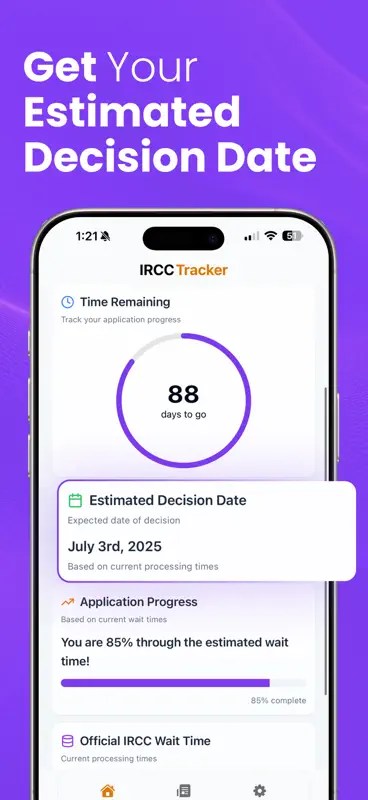 Canadian Immigration Tracker screenshot 3 of 6
