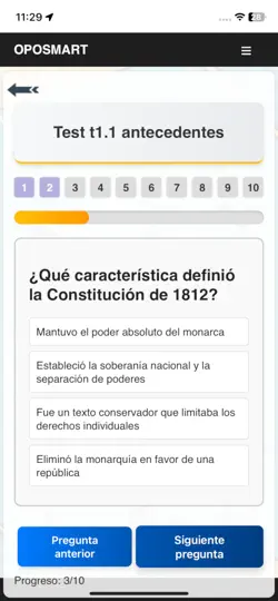 Captura de pantalla de SPPLB OPOSMART en iPhone 6